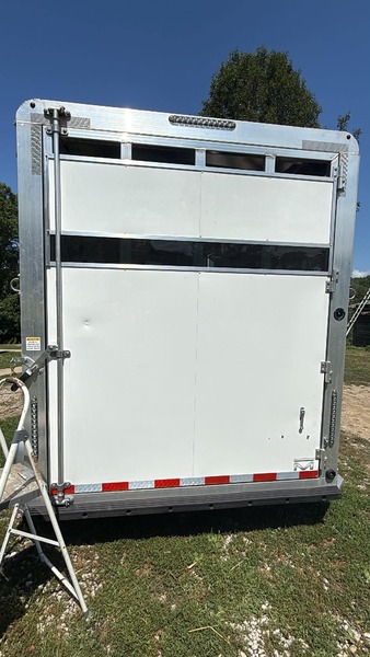 Like New 2025 Aluminum 3 Horse Bumper Pull
