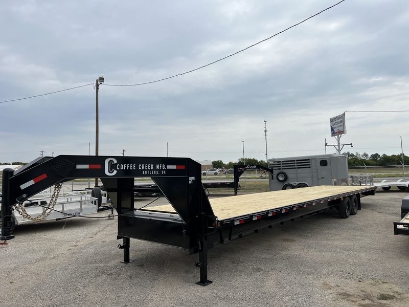 Deckover Flatbed Trailer *40ft* Slide Out Ramps*