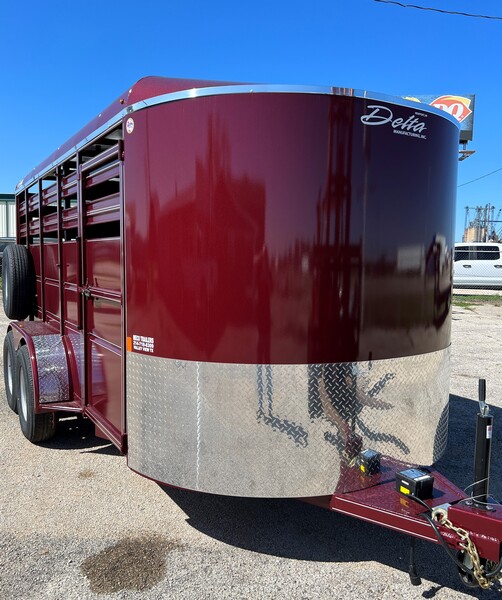 Trailer Stock Load * Extra Wide* Large Escape Door