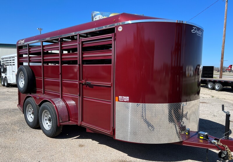 Trailer Stock Load * Extra Wide* Large Escape Door