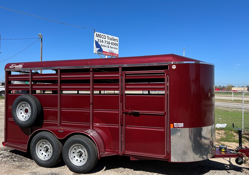 Trailer Stock Load * Extra Wide* Large Escape Door