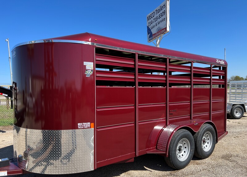 Trailer Stock Load * Extra Wide* Large Escape Door